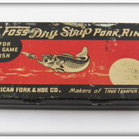 Vintage Al Foss Dry Strip Pork Rind Tin