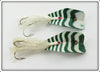 Regar Inventive Works Green & White Zebra Rega-Lure Pair In Box