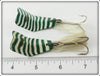 Regar Inventive Works Green & White Zebra Rega-Lure Pair In Box
