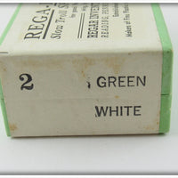 Regar Inventive Works Green & White Zebra Rega-Lure Pair In Box