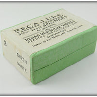 Regar Inventive Works Green & White Zebra Rega-Lure Pair In Box