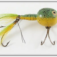 E.L. Jacobs Light Green Yellow Belly Weedless Polly Frog