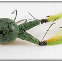E.L. Jacobs Light Green Yellow Belly Weedless Polly Frog