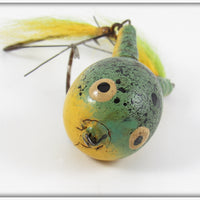 E.L. Jacobs Light Green Yellow Belly Weedless Polly Frog
