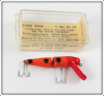 Creek Chub Orange Spotted Ultra Light Pikie In Box 9430 UL