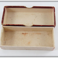 Pflueger Rainbow Neverfail Minnow In Maroon Trademark Box 3174