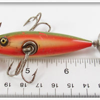 Pflueger Rainbow Neverfail Minnow In Maroon Trademark Box 3174