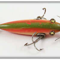 Pflueger Rainbow Neverfail Minnow In Maroon Trademark Box 3174