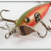 Pflueger Rainbow Neverfail Minnow In Maroon Trademark Box 3174