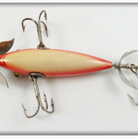 Pflueger Rainbow Neverfail Minnow In Maroon Trademark Box 3174