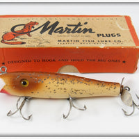 Vintage Martin Fish Lure Co Sparkler Darter In Box  4PL-27 