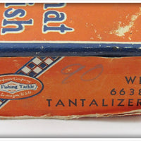Shakespeare White Red Head Tantalizer In Correct Box WR 6638