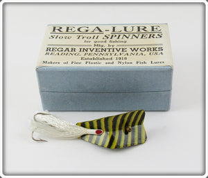 Regar Inventive Works Black & Yellow Zebra Rega-Lure In Box