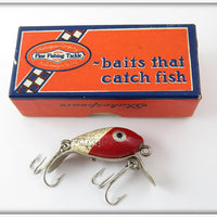 Vintage Shakespeare Red Head Flitter Dopey Lure In Correct Box WRS 6603