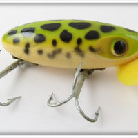 Arbogast Frog Spot Plastic Lip Jitterbug In Box