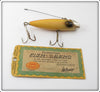 Vintage South Bend Rainbow Fish Oreno Lure With Card