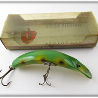 Vintage Paw Paw Frog Spot Flap Jack Lure 3632 In Box