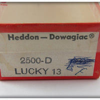 Heddon Tack Eye Green Scale Lucky 13 In Correct Box