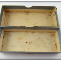 L&S White Green Stripes Jumbo Shiner Minnow In Box