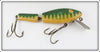 L&S White Green Stripes Jumbo Shiner Minnow In Box