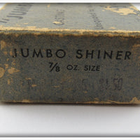 L&S White Green Stripes Jumbo Shiner Minnow In Box