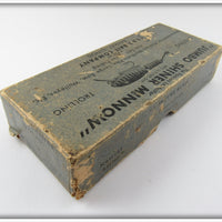 L&S White Green Stripes Jumbo Shiner Minnow In Box