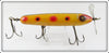 Vintage South Bend Yellow With Spots Lunge Oreno Lure 966 Y