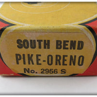 South Bend Silver Speckled Baby Jointed Pike Oreno In Correct Box 2956 S