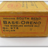 South Bend Red & White Bass Oreno In Intro Box