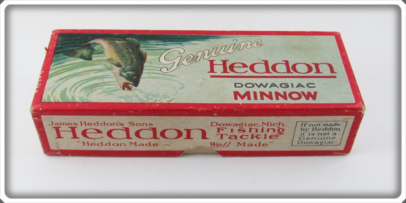 Vintage Heddon Shiner Scale Vamp Empty Lure Box 7509P