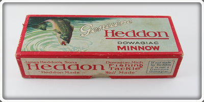 Vintage Heddon Shiner Scale Vamp Empty Lure Box 7509P