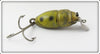 Vintage Creek Chub Fisherman Altered Green Beetle Lure 3851
