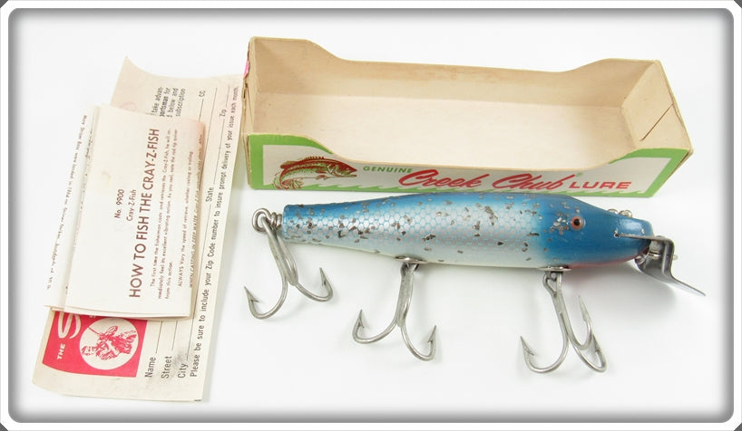 Vintage Creek Chub Blue Flash Snook Pikie Lure In Box 3434 For Sale