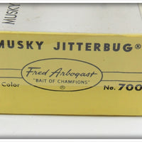 Arbogast Black Wood Musky Jitterbug In Box