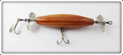 Vintage Cedar Plug Cedar Propeller Pocono Bait