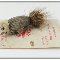 Vintage Tuttle's Mouse Devil Bug Lure On Card