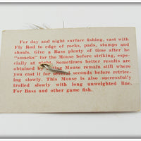 Tuttle's Mouse Devil Bug On Card