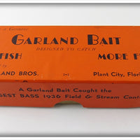 Vintage Garland Bros Empty Box For Cork Head Lure
