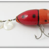 Vintage Creek Chub Orange Beetle Lure 3850