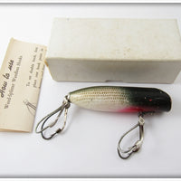 Vintage Weedless Bait Co Perch Weed Splitter Lure In Box