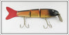 Vintage Dam Gold Scale Jointed Wobbler Lure