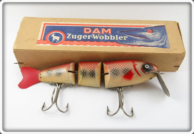 Vintage Dam Jointed Zuger Wobbler Lure In Box