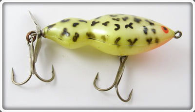 Vintage Tom Mann's Yellow Coachdog Frog Mann Lure