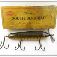 Vintage South Bend Pike Scale Lunge Oreno Lure In Box 966 P
