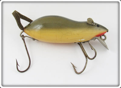 Vintage Heddon Grey Meadow Mouse Lure 4000 GM 