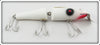 Creek Chub White With Black Eye Shadow Jointed Pikie In Box 2612