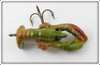 Vintage Wright & McGill Green Crawfish Lure 