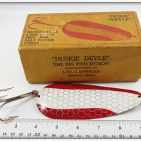 Lou Eppinger Huskie Devle The Big Fish Demon Lure In Picture Box