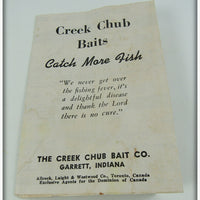 Creek Chub Mullet Tarpon Pikie In Box 4007