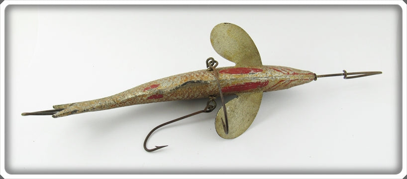 Vintage rubber fishing lure Pflueger Muskallonge Minnow